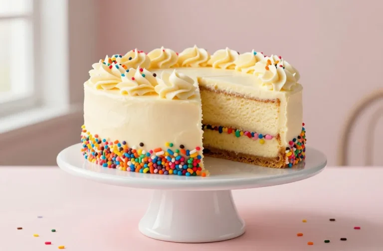 Funfetti Cheesecake Cake That Steals the Show