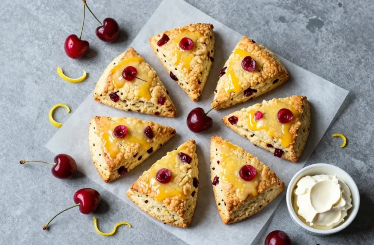 Cherry Lemon Scones That Steal the Brunch Show