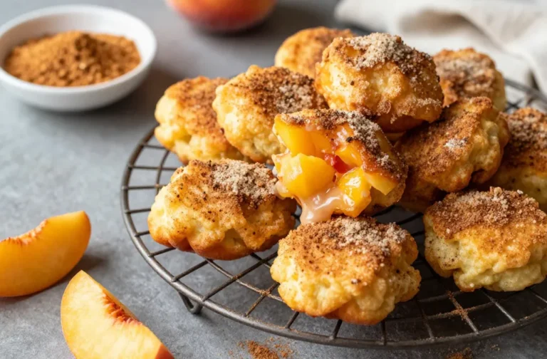 Delicious Peach Fritters Worth Waking Up for