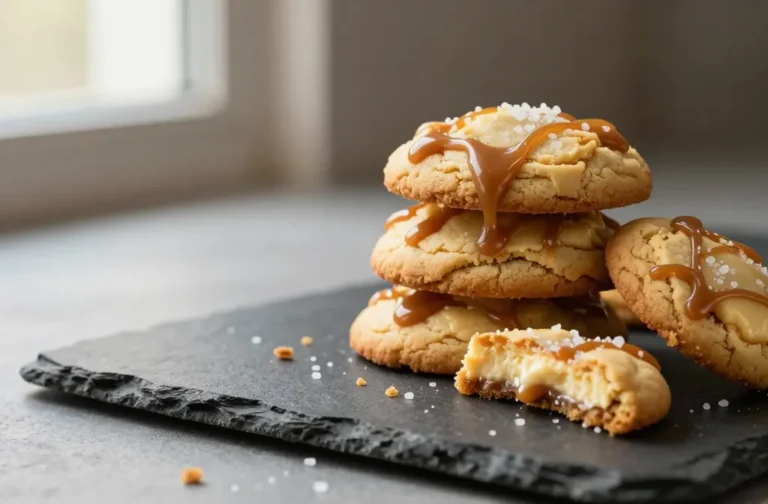 Caramel Cheesecake Cookies That Break the Internet