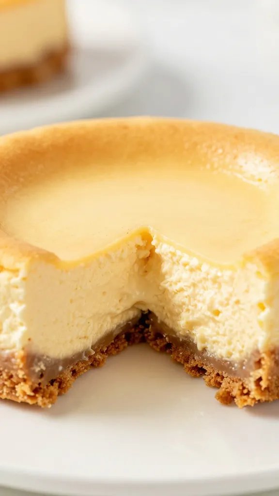 Cookie broken, creamy cheesecake filling, professional closeup.