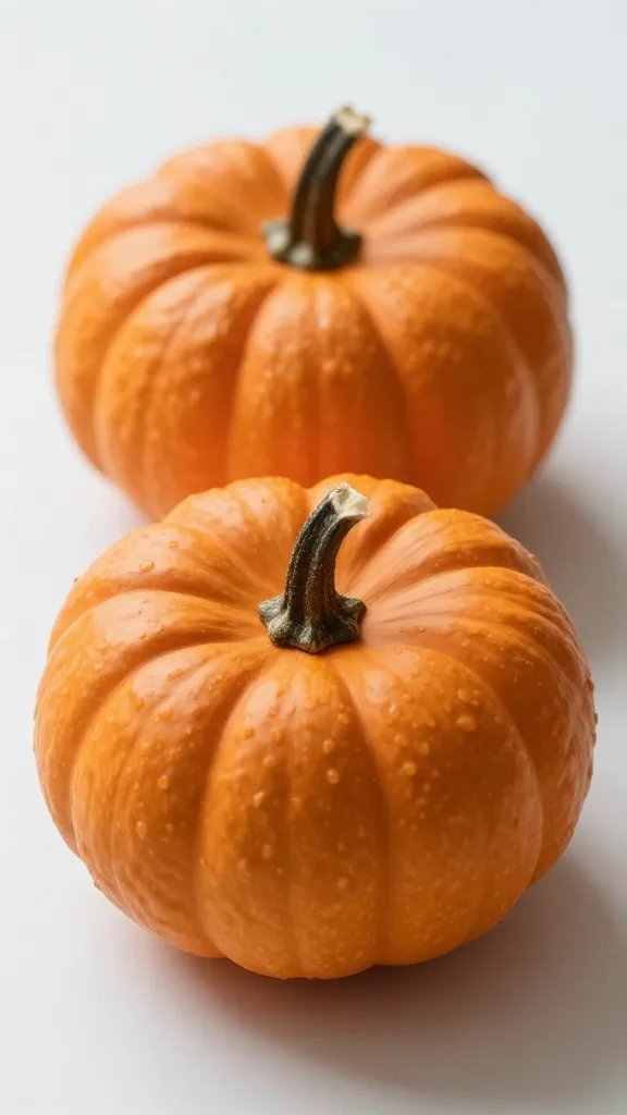 Whole miniature pumpkin, soft light