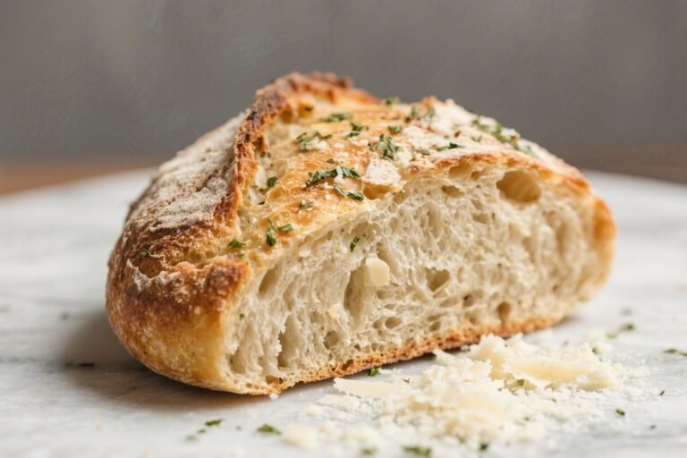 Garlic Herb Parmesan Sourdough: The Crispy, Cheesy Loaf That Makes Store-Bought Bread Look Boring