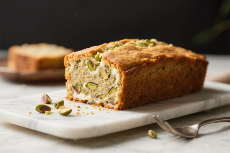 Rapid Breakfast Pistachio Ricotta Blondie Loaf: The 35-Minute Power Slice That Eats Like Dessert