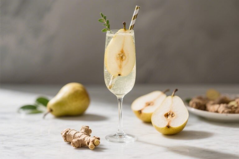 Ginger Pear Sparkler Recipe: The Fizzy, Fresh Sip That Makes Store-Bought Drinks Look Boring