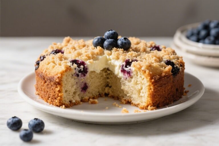 Sherry’s Blueberry Cream Cheese Crumb Cake: The Weekend Flex Your Brunch Crew Won’t Stop Talking About