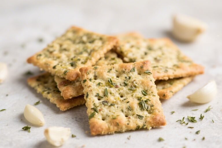 Garlic Herb Sourdough Discard Crackers That Vanish Faster Than You Can Say “Snack Attack”
