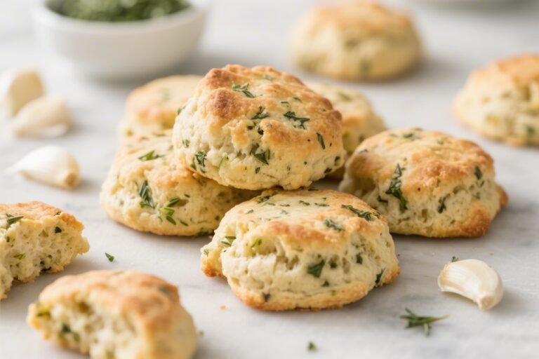 Herb Garlic Sourdough Discard Drop Biscuits: The 20-Minute Flex Your Dinner Deserves