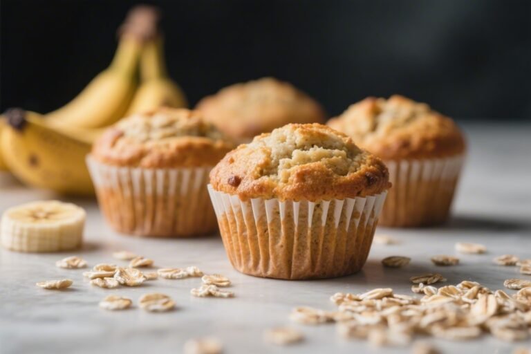 Banana Oatmeal Muffins That Taste Like Weekend Brunch and Fuel Like a Protein Shake