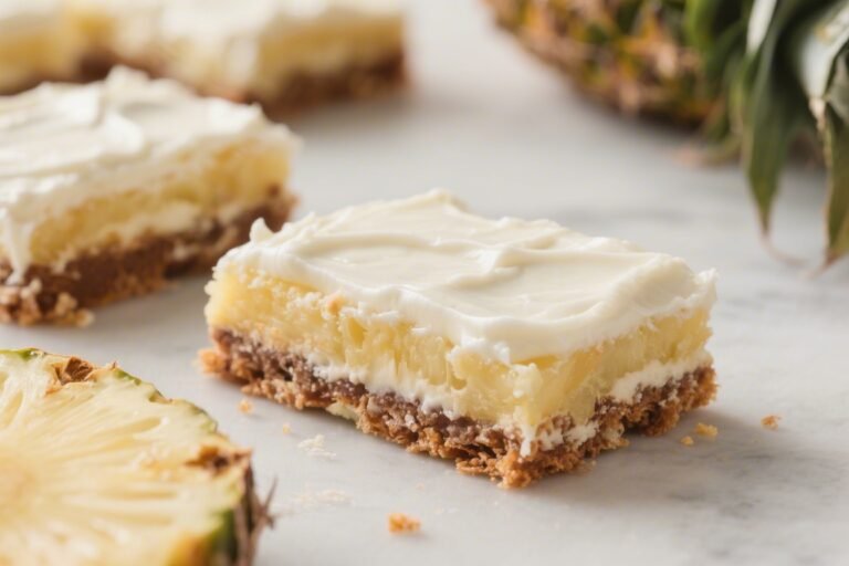 Hawaiian Pineapple Coconut Bars with Creamy Frosting: The Tropical Dessert That Makes Brownies Look Boring