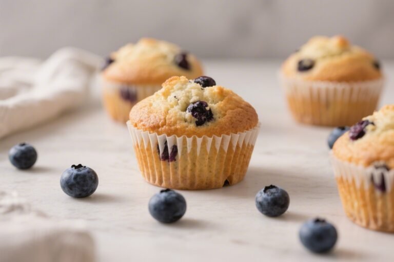 Low Sugar Blueberry Muffins That Taste Like a Cheat Day (But Aren’t)