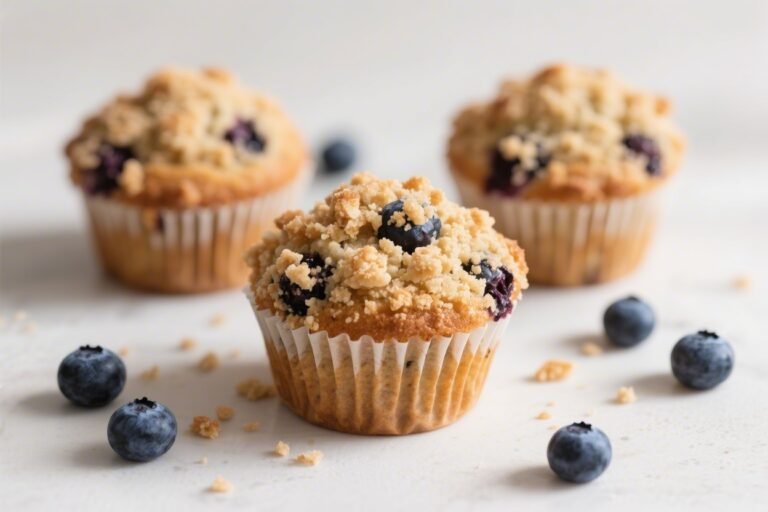 Blueberry Muffins with Crumb Topping That Taste Like a Fancy Bakery (But Cost Less Than Your Coffee)